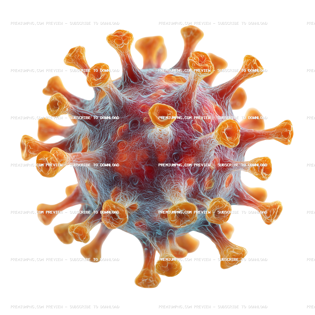 spherical virus transparent background