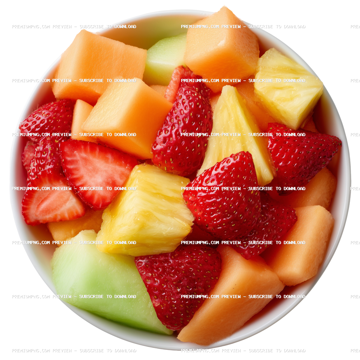 image of a bowl of fruit transparent background