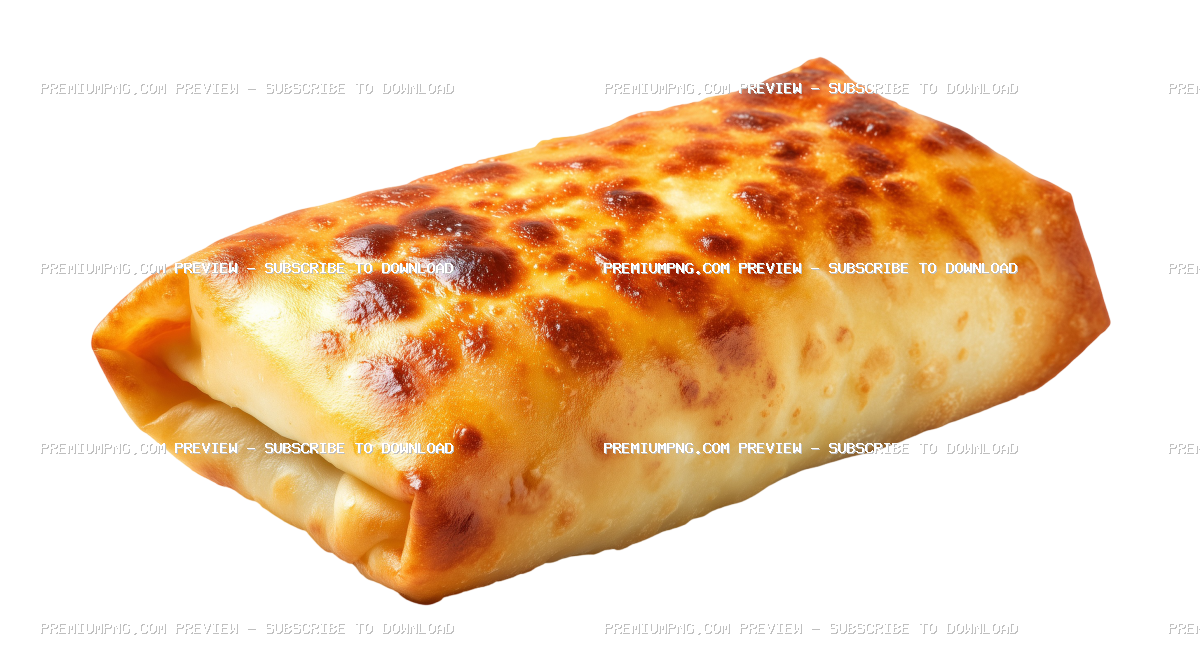 Chimichanga isolated on white backgrounds