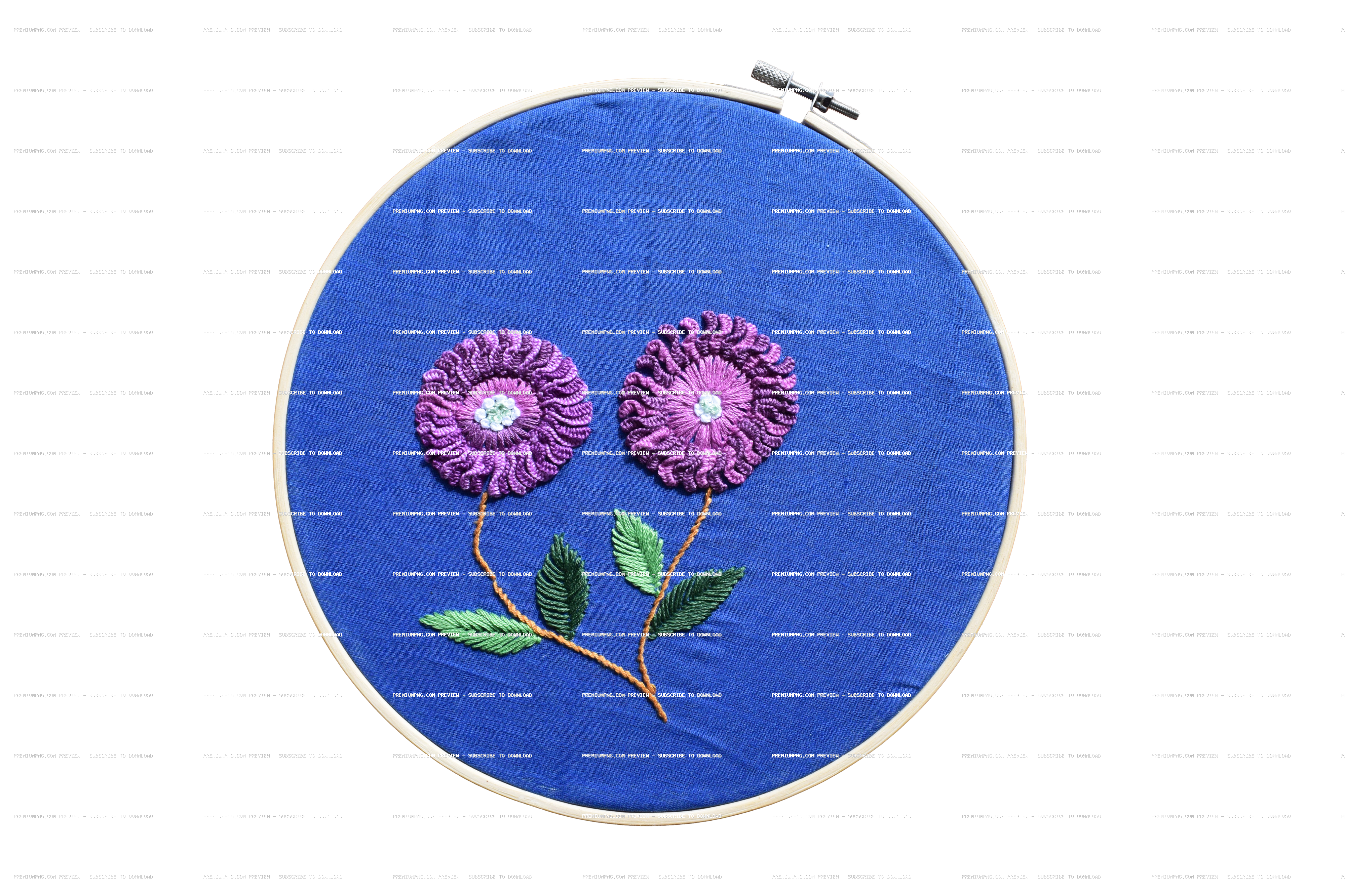 Hand embroidery flower design